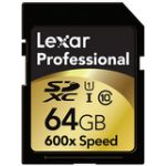 Lexar 64GB SDXC Memory Card Professional Class 10 600x