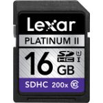 Lexar 16GB SDHC Memory Card Platinum II Class 10